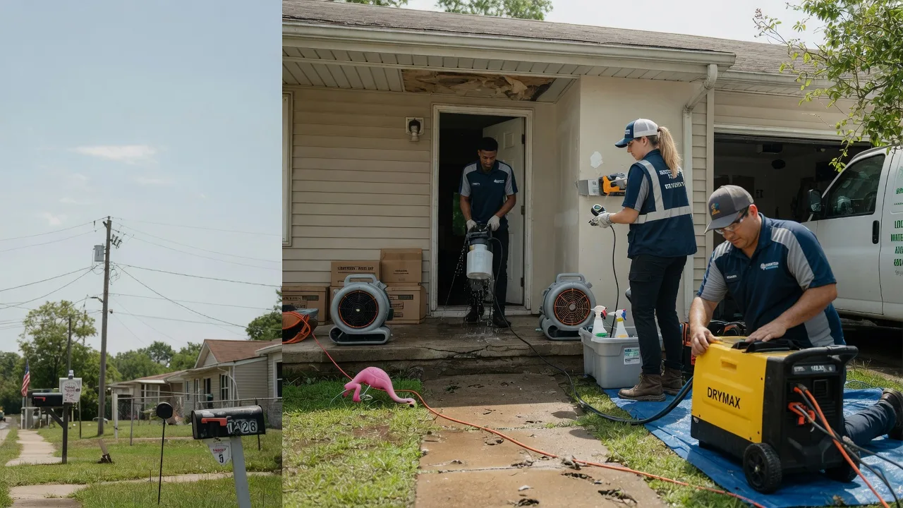 Storm Damage Water Removal in Purmela, TX near me